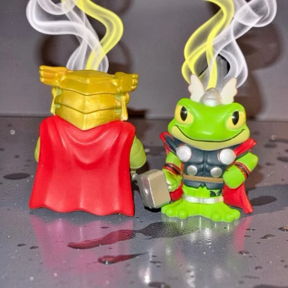 Series 1 Mystery of the Thanos Stones Dino-Thor & Throg Mini Figures A50